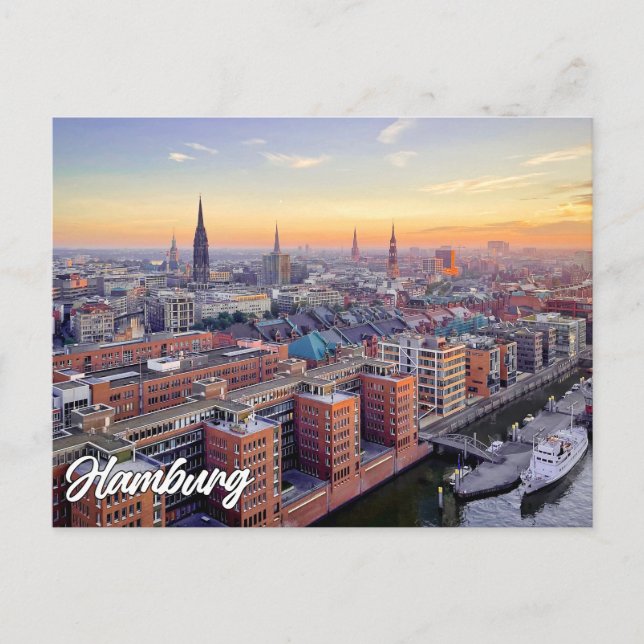 Carte Postale Hamburg, Germany (Devant)