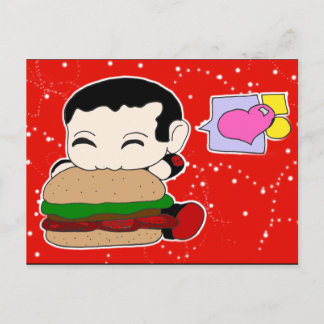 Carte postale Hamburger