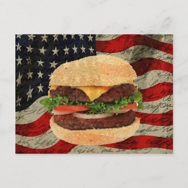 Carte Postale Hamburger (Devant)