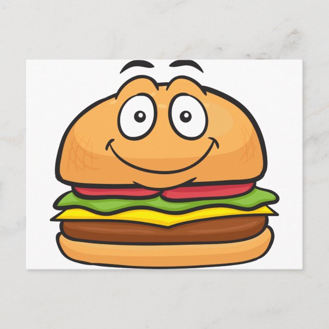 Carte Postale Hamburger Emoji (Devant)