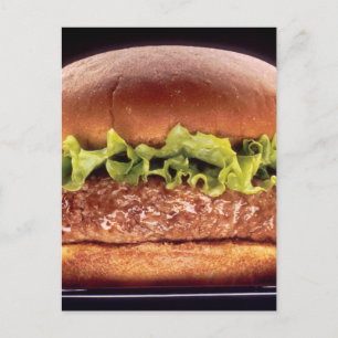 Carte Postale Hamburger juteux
