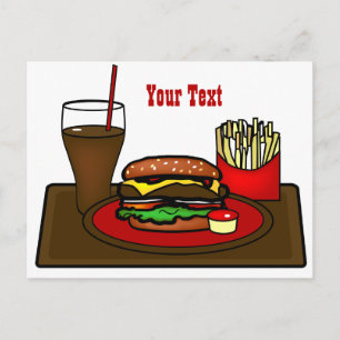Carte postale Hamburger Platter
