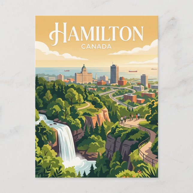 Carte Postale Hamilton, Canada (Devant)