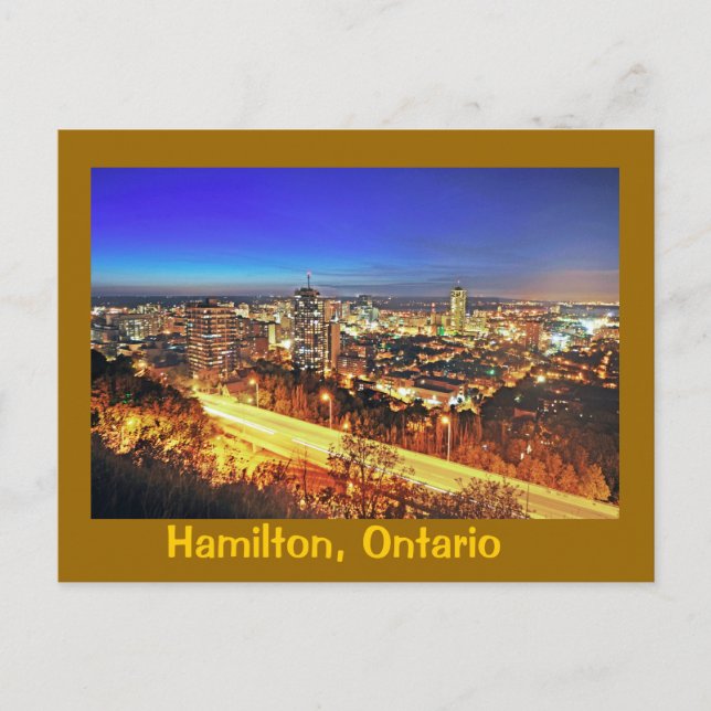 Carte Postale Hamilton, Ontario, Canada (Devant)