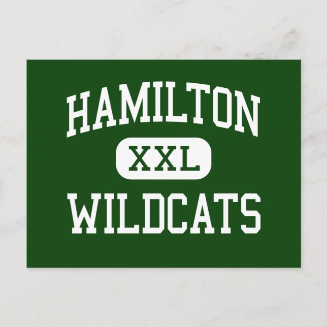 Carte Postale Hamilton - Wildcats - High - Milwaukee Wisconsin (Devant)