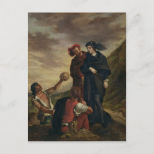 Carte Postale Hamlet et Horatio dans le cimetière