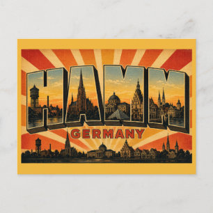 Carte Postale Hamm Allemagne Pauluskirche