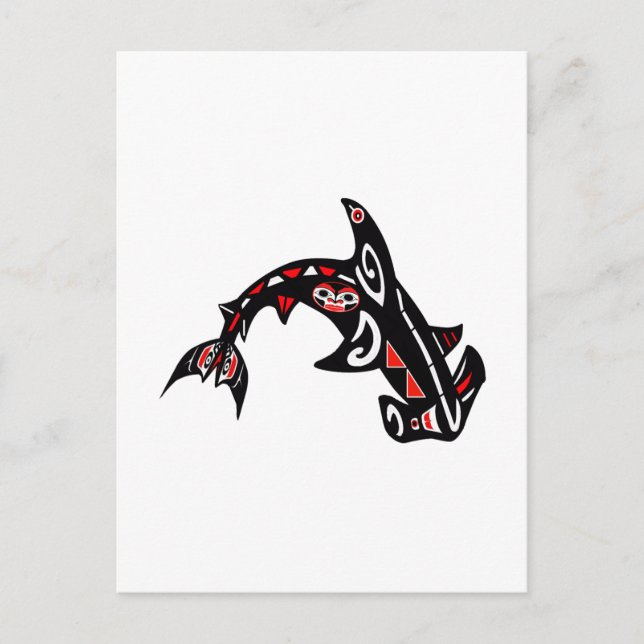 CARTE POSTALE HAMMERHEAD SHARK (Devant)