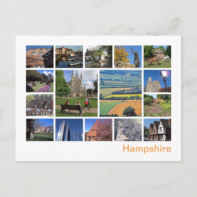 Carte Postale Hampshire (Devant)