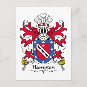 Carte Postale Hampton Family Crest