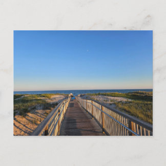 Carte Postale Hamptons Beach Sand Ocean Boardwalk