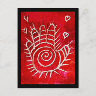 Carte Postale Hamsa / Main de guérison / Main de Fatima