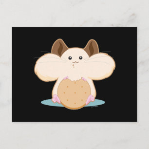 Carte Postale Hamster faim