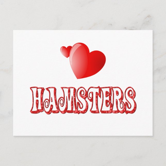 Carte Postale Hamsters (Devant)