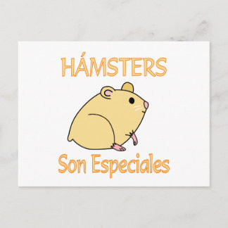 Carte Postale Hamsters Son Especiales