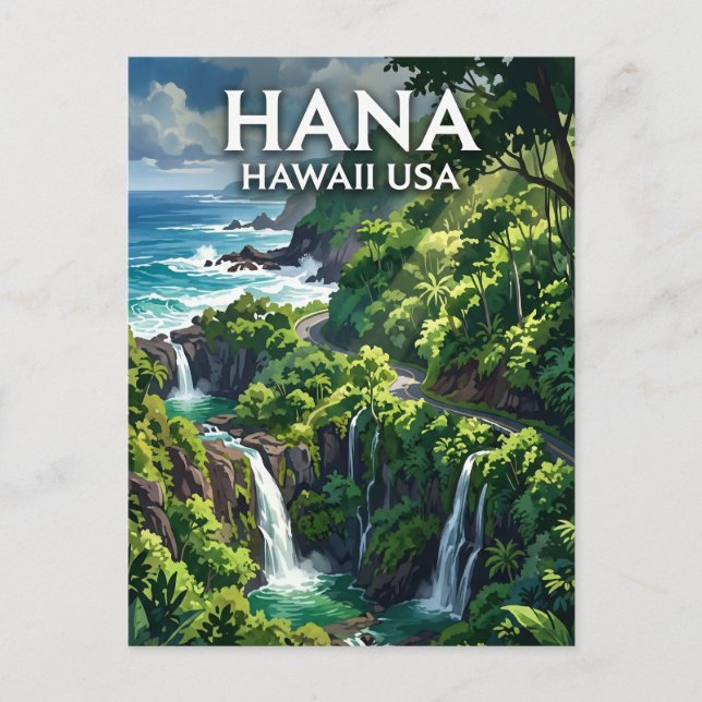 Carte Postale Hana, Maui États-Unis (Devant)
