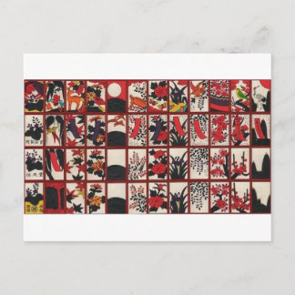 Carte Postale Hanafuda Amour