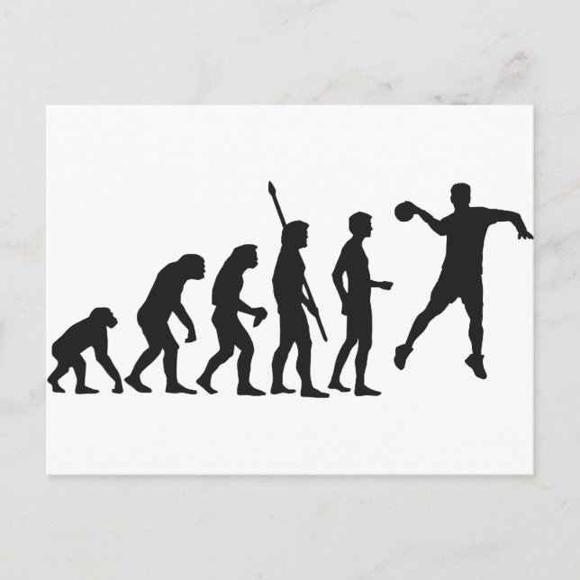 Carte Postale handball (Devant)