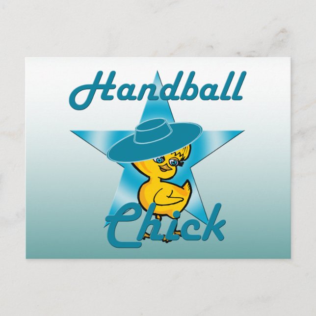 Carte Postale Handball Chic #7 (Devant)