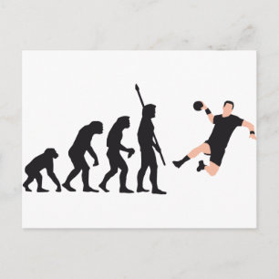 Carte Postale handball d'évolution