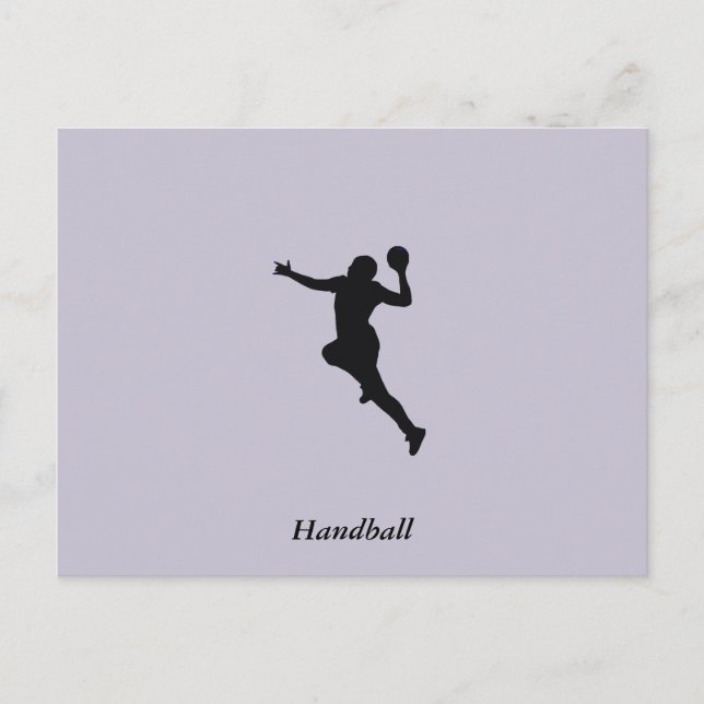 Carte Postale Handball Player (Devant)