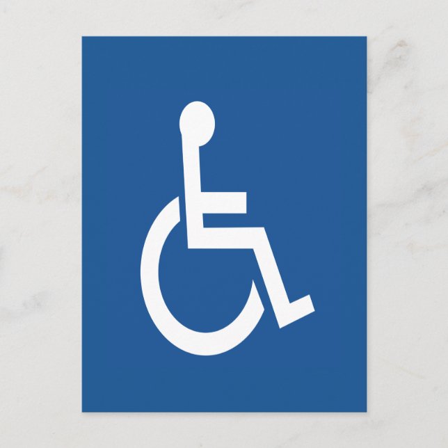 Carte Postale Handicapé (Devant)