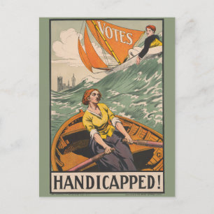 Carte Postale Handicapés ! Poster du Suffrage