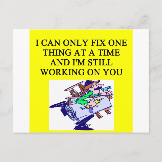 CARTE POSTALE HANDYMAN (Devant)
