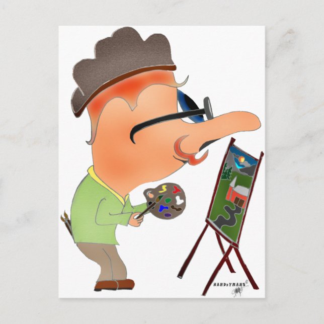 Carte Postale HANDzYMANS - Artiste (Devant)