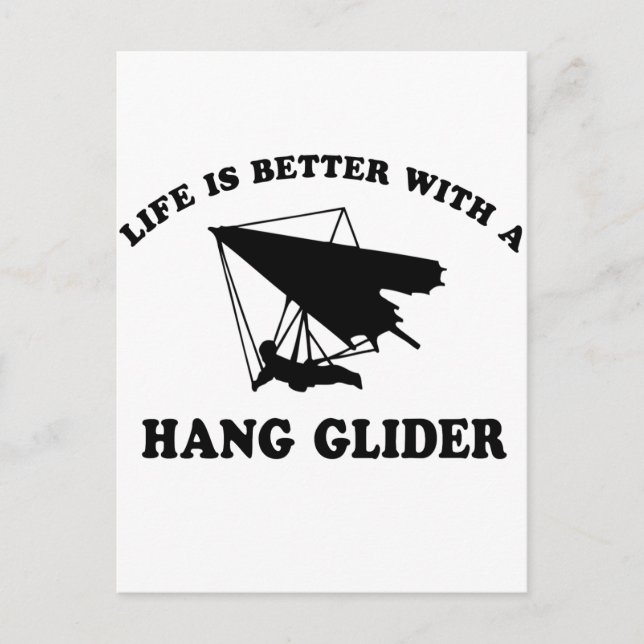 Carte Postale Hang Glider Vector conceptions (Devant)