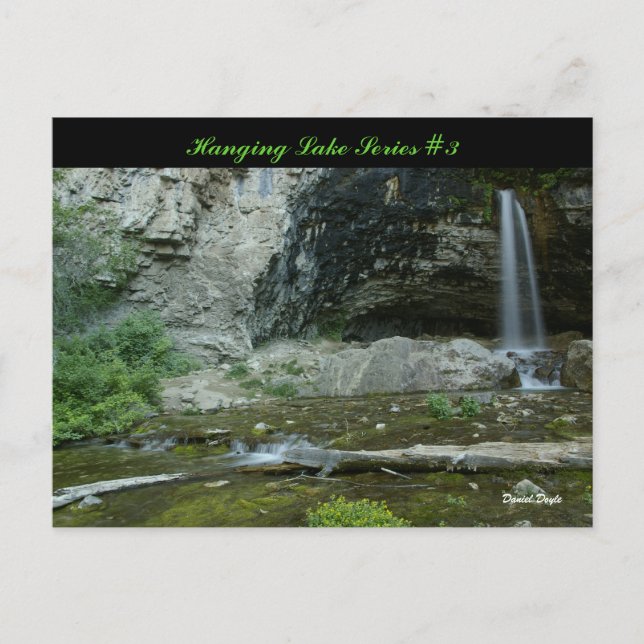 Carte Postale Hanging Lake Series #3 (Devant)