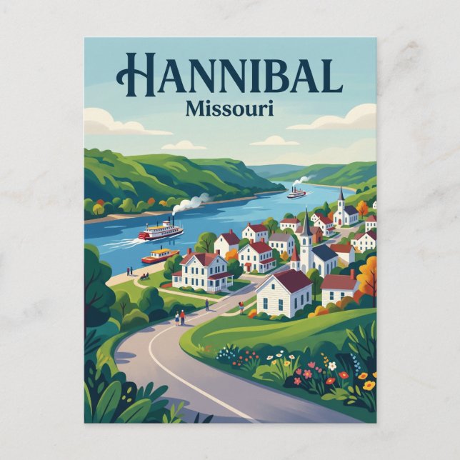 Carte Postale Hannibal Missouri (Devant)