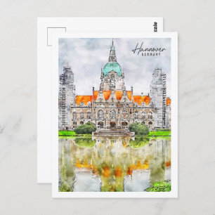 Carte Postale Hannover Allemagne Travel Place Waterton