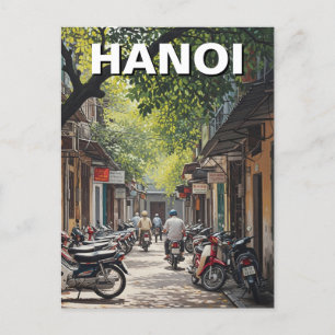 Carte Postale Hanoi Vietnam Alley Travel