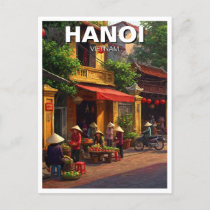 Carte Postale Hanoï Vietnam Travel