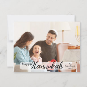 Carte Postale Hanoukka Card Famille Photo de vacances Bénédictio