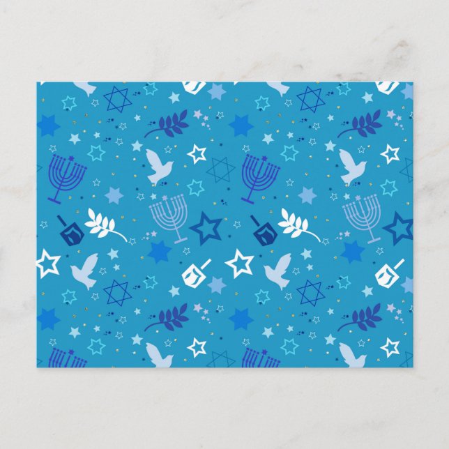 Carte postale Hanoukka Stars (Devant)