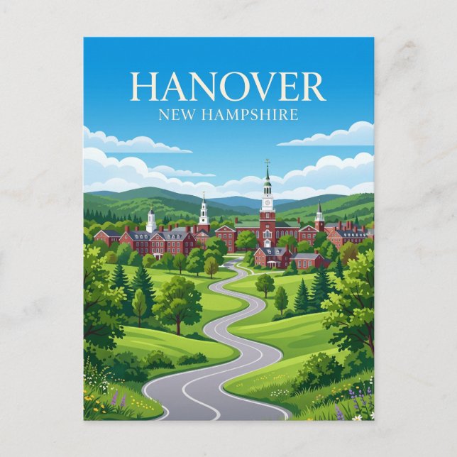 Carte Postale Hanover États-Unis (Devant)