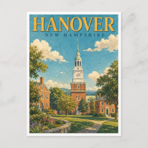 Carte Postale Hanovre New Hampshire Baker Tower GeoSaga