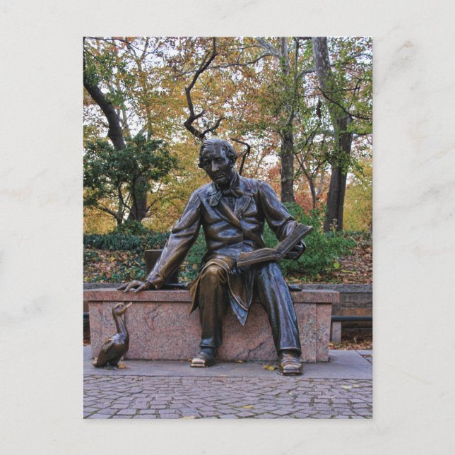 Carte Postale Hans Christian Andersen, Central Park, NYC (Devant)
