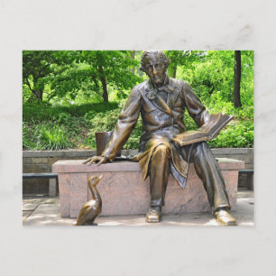 Carte Postale Hans Christian Andersen dans le Parc central
