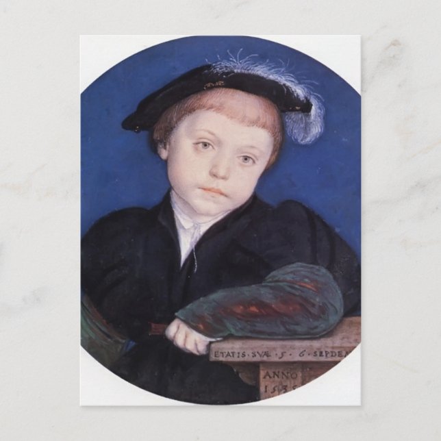Carte Postale Hans Holbein - Portrait de Charles Brandon (Devant)
