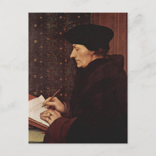 Carte Postale Hans Holbein - Portrait de Desiderius Erasmus