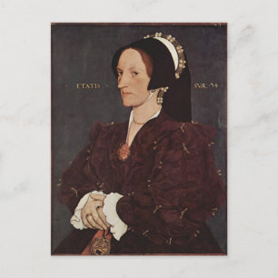 Carte Postale Hans Holbein - Portrait de Margaret Wyatt, Lady Le