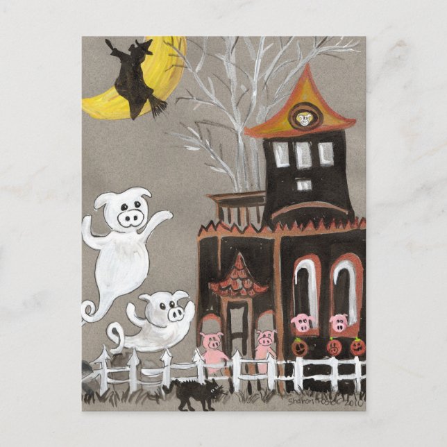 Carte postale hantée par fantômes de Chambre de (Devant)