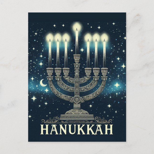 Carte Postale Hanukkah (Devant)