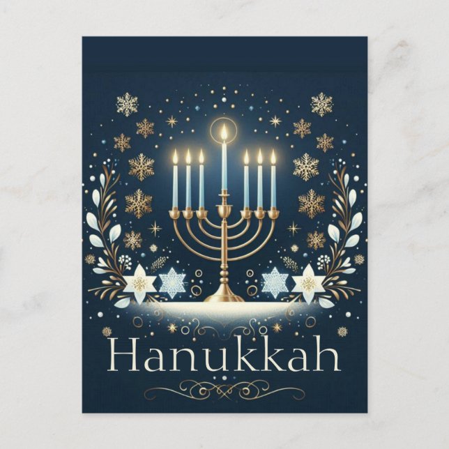 Carte Postale Hanukkah (Devant)