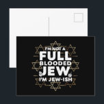 Carte Postale Hanukkah Pas Juif De Sang Pur Juif Chanukah<br><div class="desc">Hanukkah Pas Juif De Sang Pur Juif Chanukah</div>