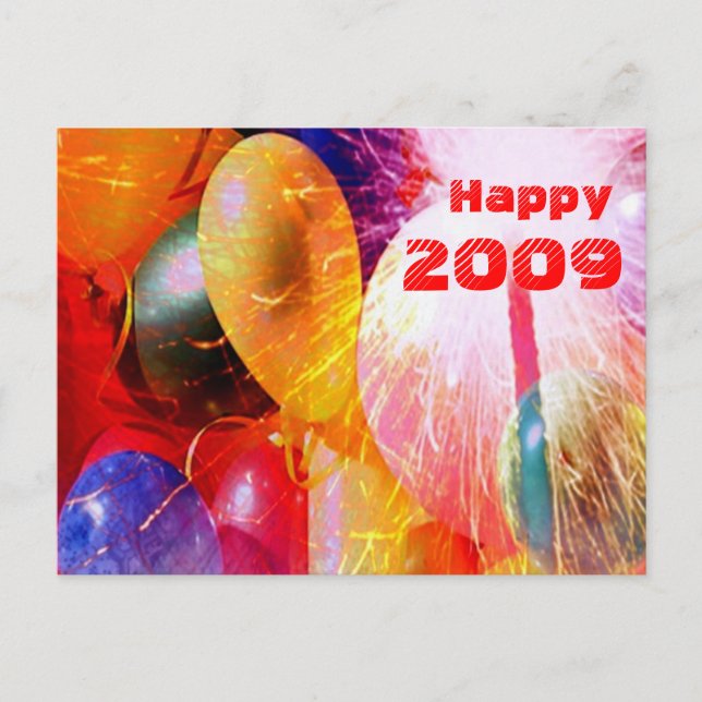 Carte postale Happy 2009 (Devant)
