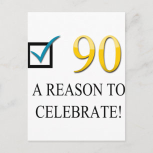Carte Postale Happy 90th Birthday
